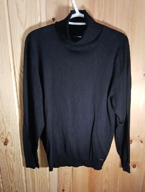 Calvin Klein Turtle Neck Sweaters - LOT of THREE! Black, Teal, Red